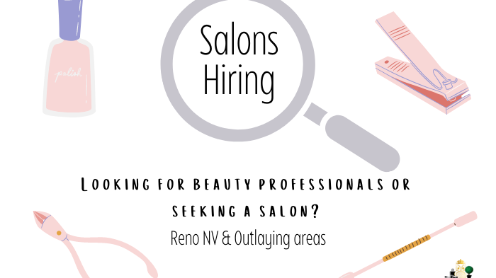 Salons Hiring & Booth Rental (Reno NV and outlying areas)