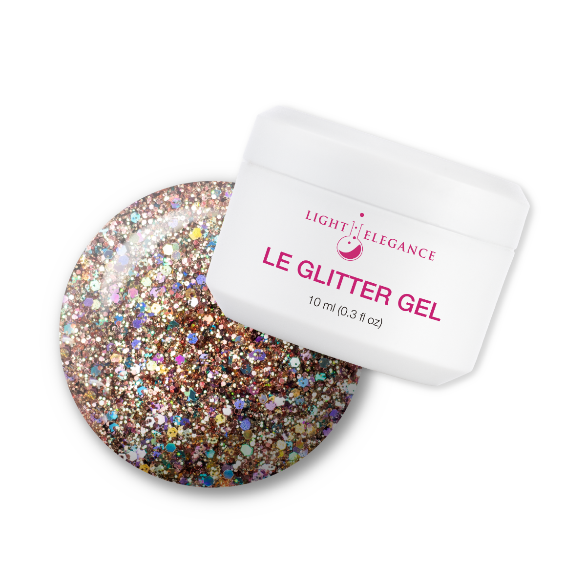 12 Light Elegance Glitter Gel Pods Silver Bundle Lot Hard Gel 2024 Rockstar